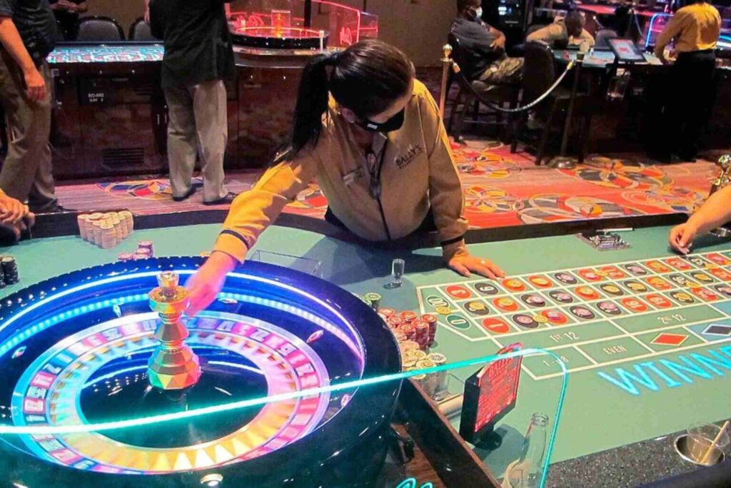 How do I play roulette in a casino?
