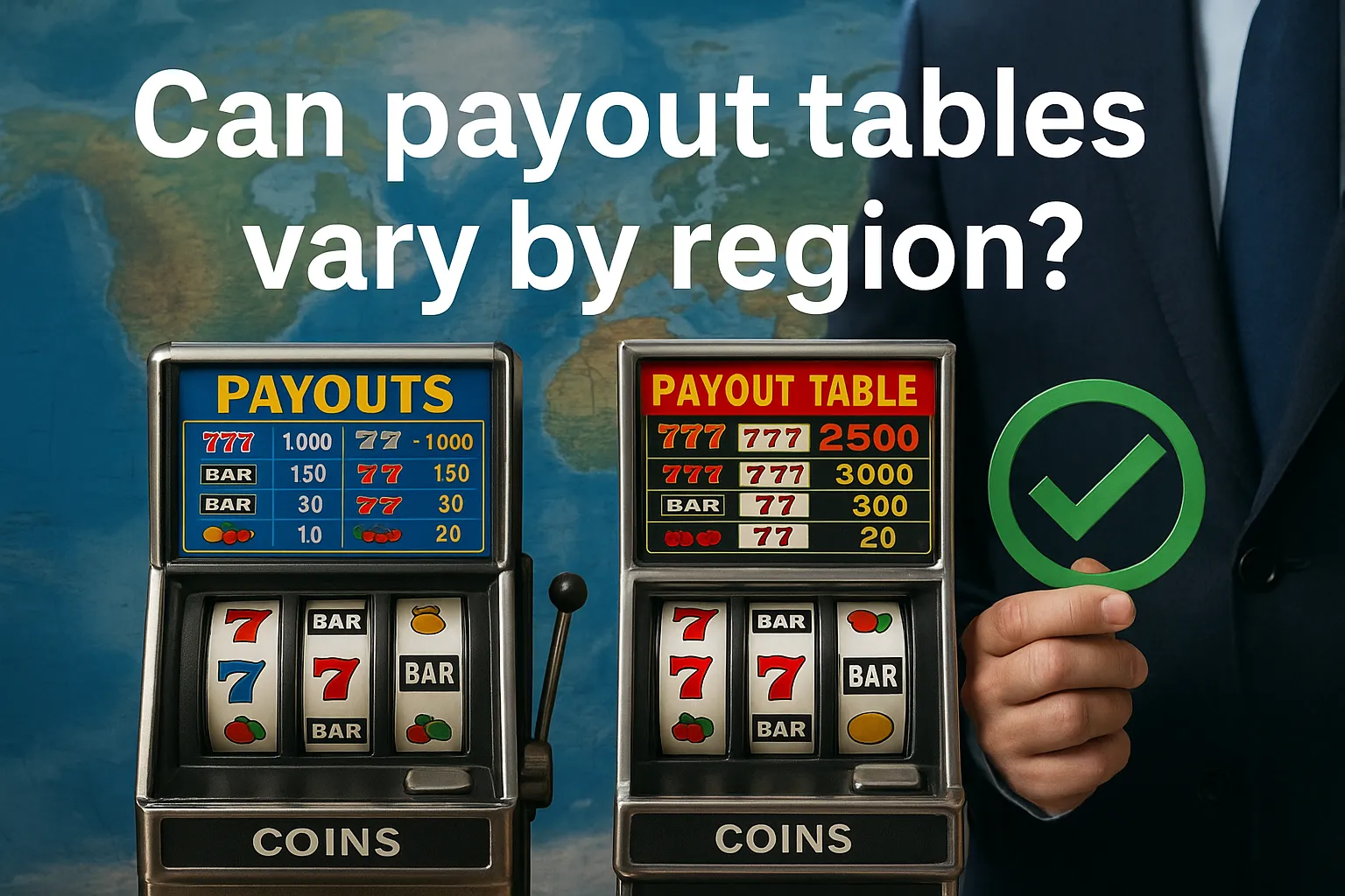 Can payout tables vary by region