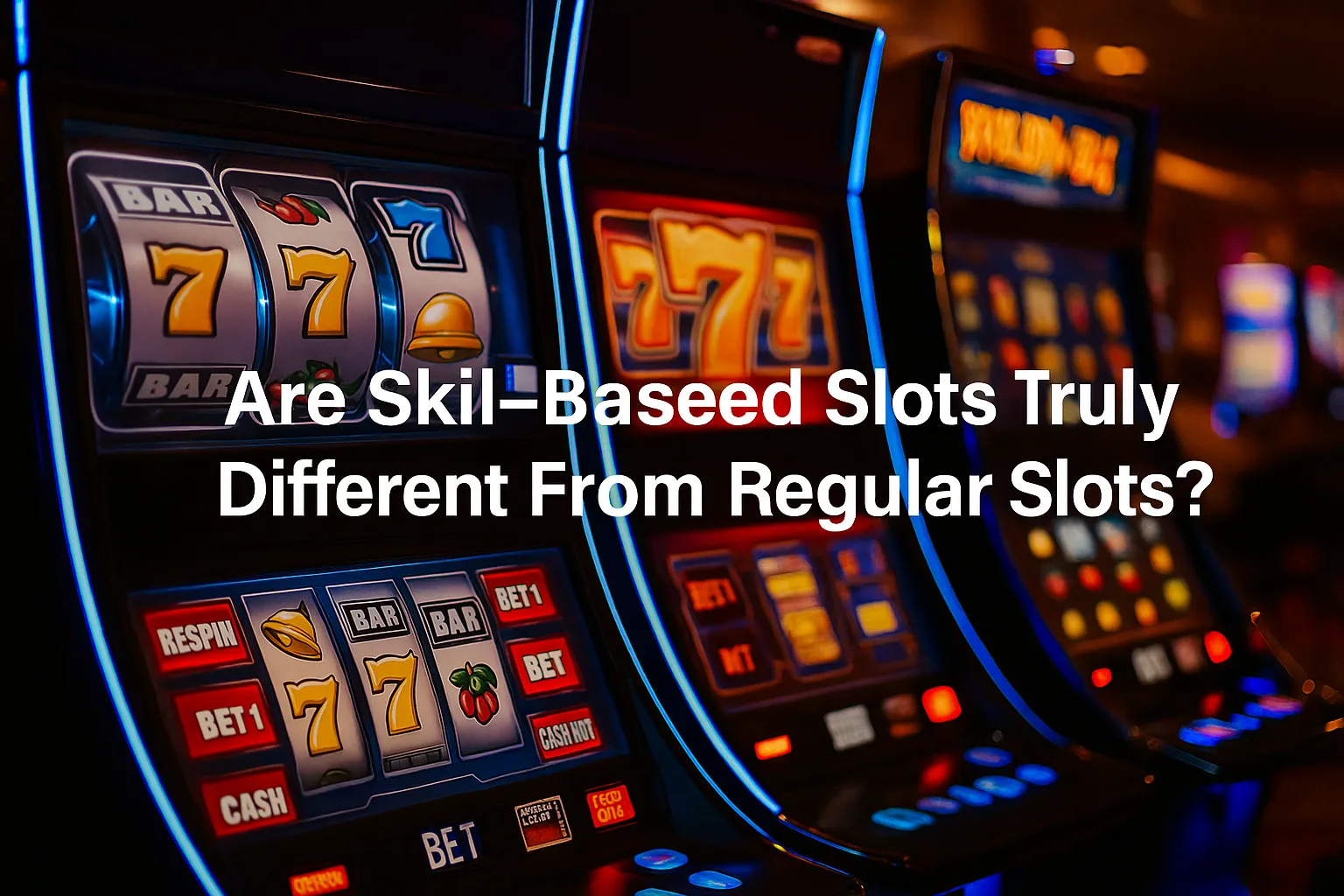 Are Skill-Based Slots Truly Different From Regular Slots