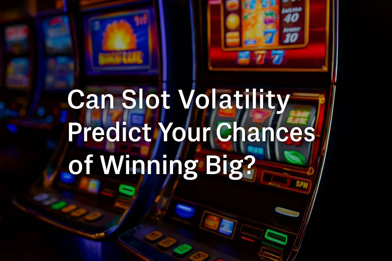 Can Slot Volatility Predict Your Chances of Winning Big